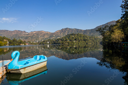 Naukuchiatal lake located in Bhimlal, Uttarakhand  photo