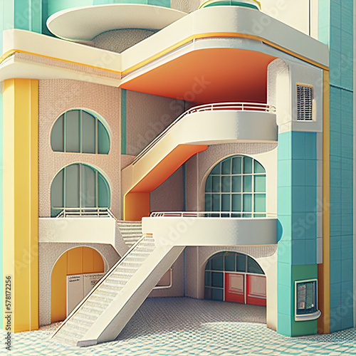 Building Architectural and Stone Statue