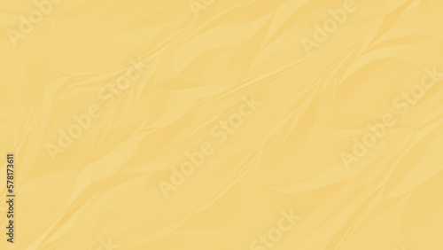 crumpled yellow paper background close up