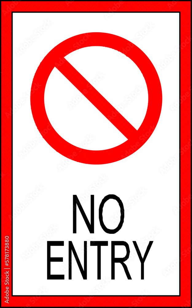 No entry symbol logo illustration vector sketch No entry symbol logo illustration vector sketch