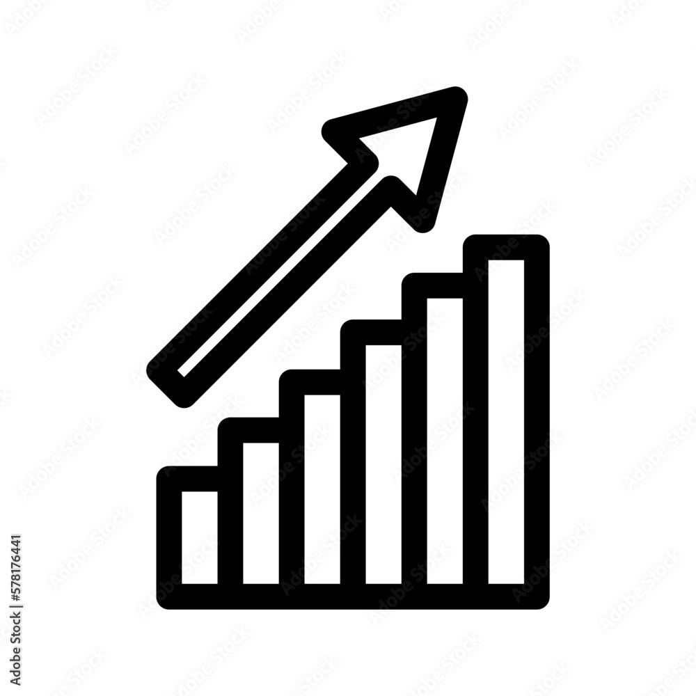 growth icon or logo isolated sign symbol vector illustration - high-quality black style vector icons
