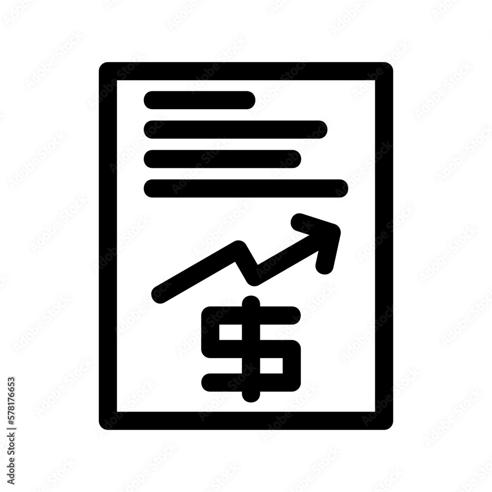 Fototapeta premium Income icon or logo isolated sign symbol vector illustration - high-quality black style vector icons 