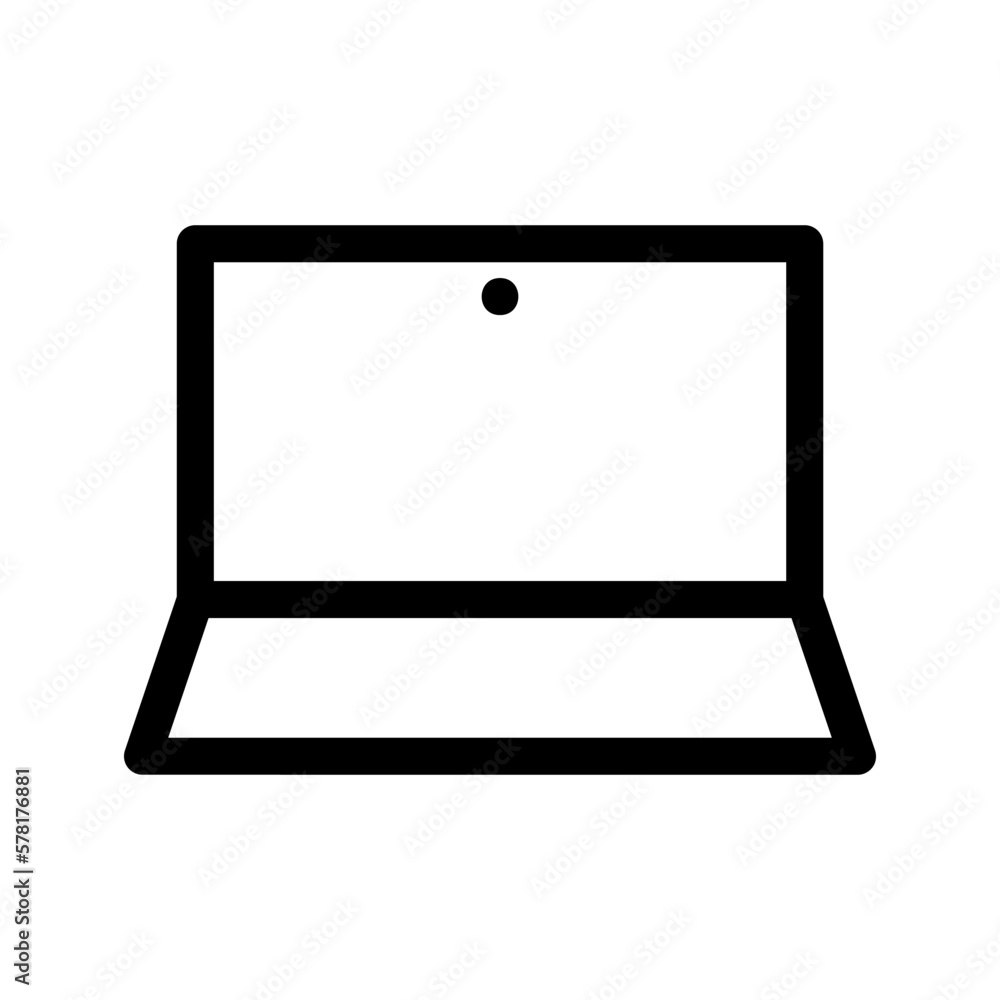 laptop icon or logo isolated sign symbol vector illustration - high-quality black style vector icons
