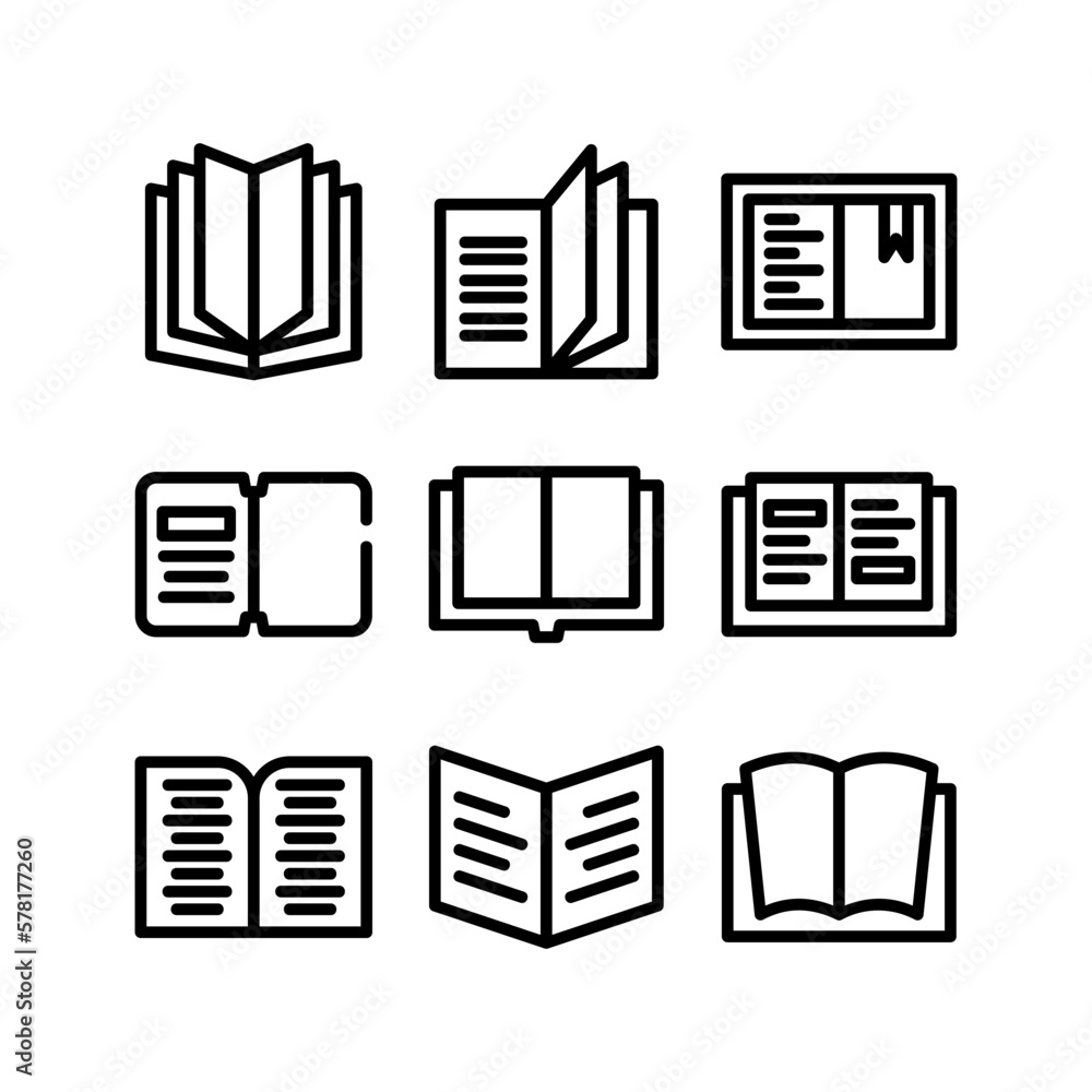 open book icon or logo isolated sign symbol vector illustration - high quality black style vector icons
open book icon or logo isolated sign symbol vector illustration - high quality black style vector icons