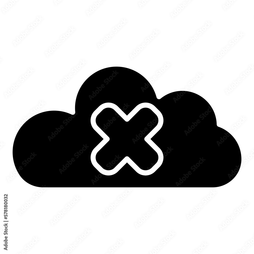 delete cloud computing icon delete cloud computing icon