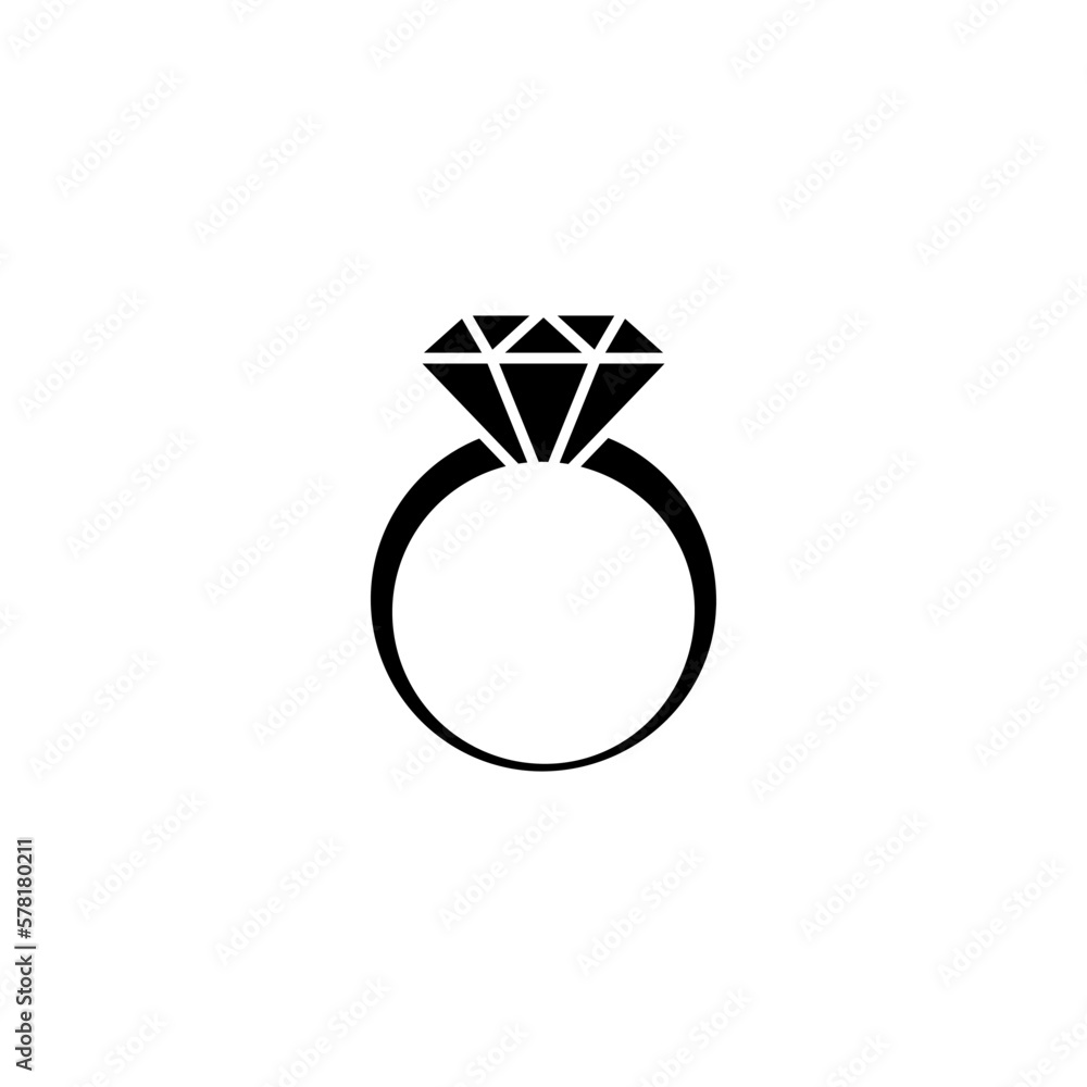Ring Diamond Icon vector design templates Ring Diamond Icon vector design templates