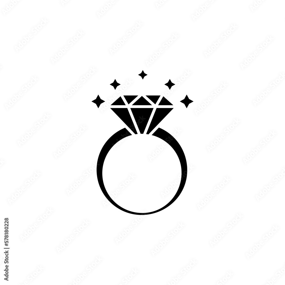 Ring Diamond Icon vector design templates Ring Diamond Icon vector design templates