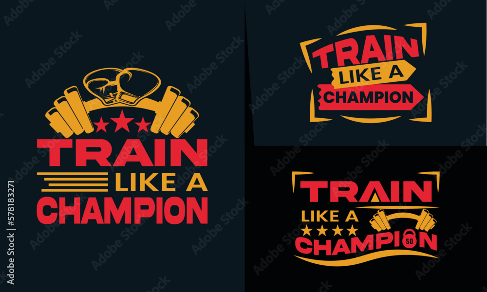 best typography t shirt design for gym and fitness inspiration