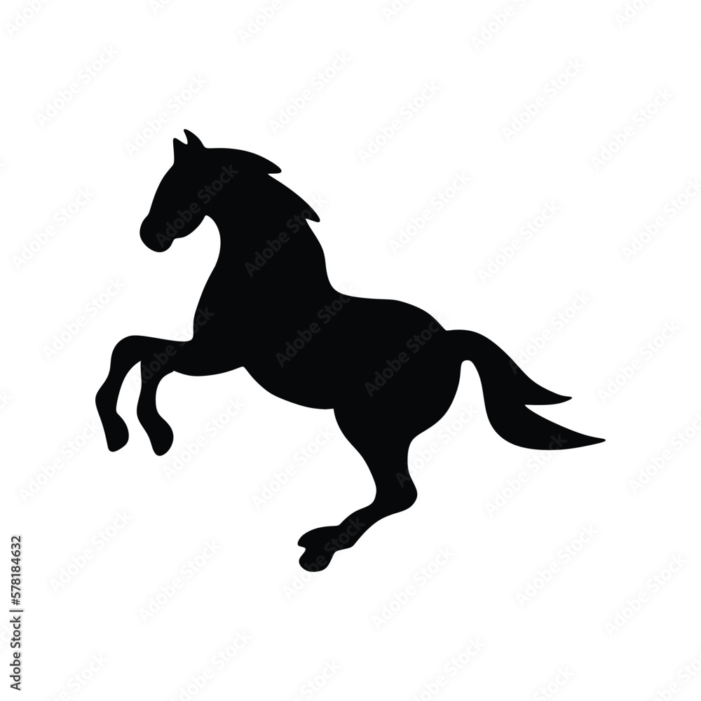 horse with its forelegs rising up horse with its forelegs rising up