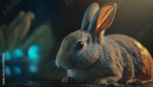 Easter Bunny - Cute - Illustration - AI technology