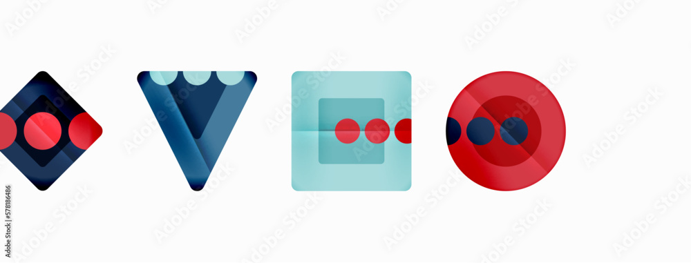 Triangles and circles abstract background for wallpaper, banner, background, card, book Illustration, landing page Triangles and circles abstract background for wallpaper, banner, background, card, book Illustration, landing page