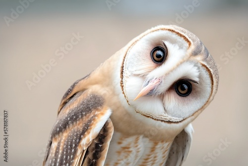 Snowy owl (Tyto alba)