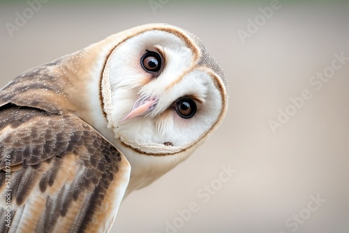 Snowy owl  Tyto alba 