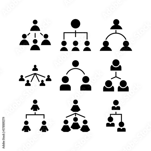 hierarchy icon or logo isolated sign symbol vector illustration - high quality black style vector icons
