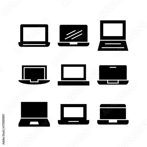 laptop icon or logo isolated sign symbol vector illustration - high quality black style vector icons 