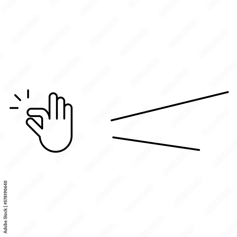 Obraz premium hand gesture copy space