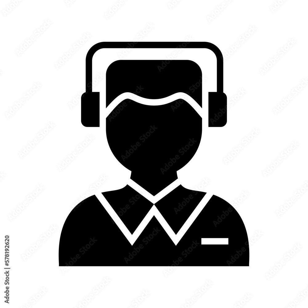 telemarketing icon or logo isolated sign symbol vector illustration - high quality black style vector icons
