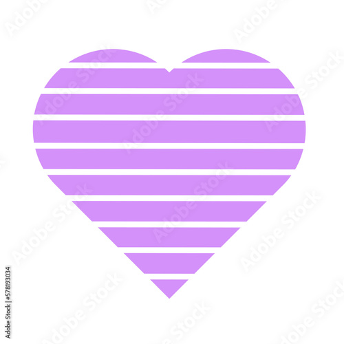 Illustration of a purple heart icon Free Download Illustration of a purple heart icon - GFXLoad