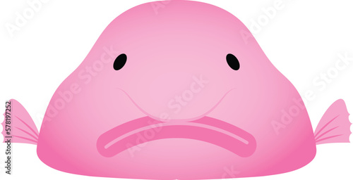 Blob Fish Vector image or clipart