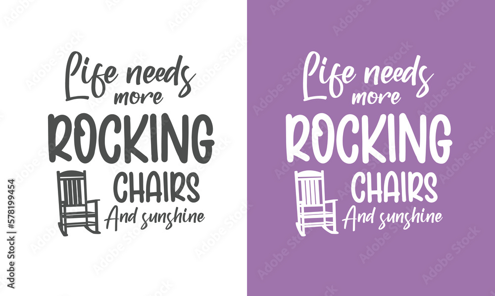 Naklejka premium Porch Life printable quotes design. You can print the design or you can use it on electronic media.