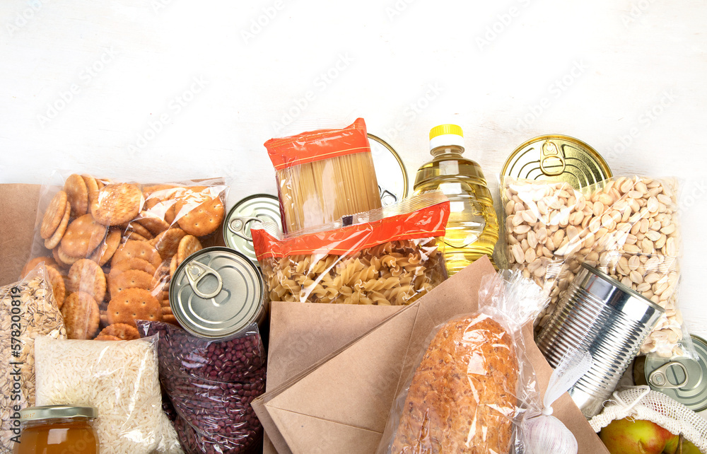 Fototapeta premium Food donations