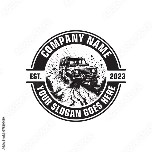 off road logo , jeep logo vector