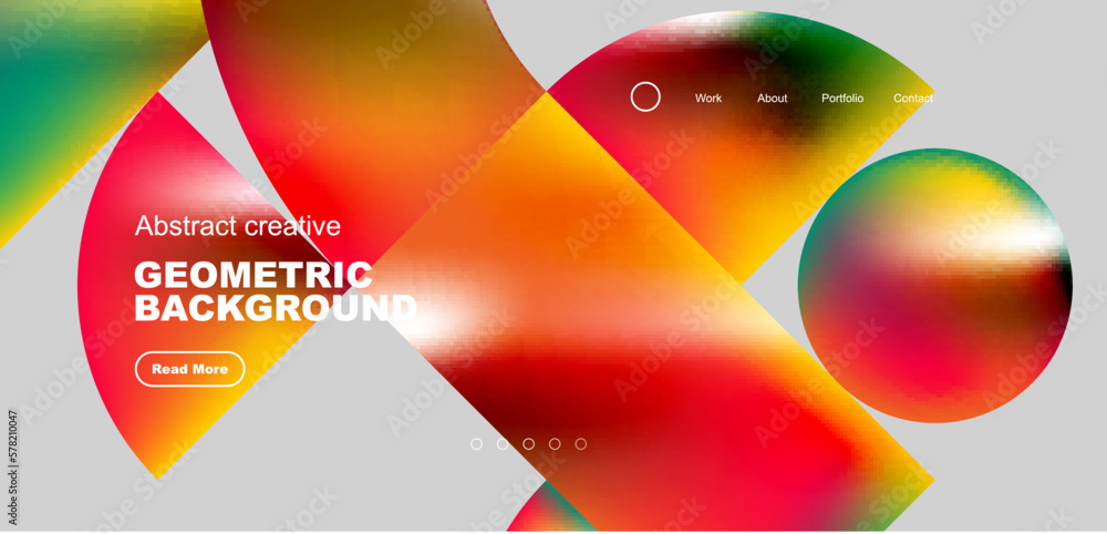 Shiny circles and round elements geometric background. Vector illustration for wallpaper, banner, background, leaflet, catalog, cover, flyer Shiny circles and round elements geometric background. Vector illustration for wallpaper, banner, background, leaflet, catalog, cover, flyer