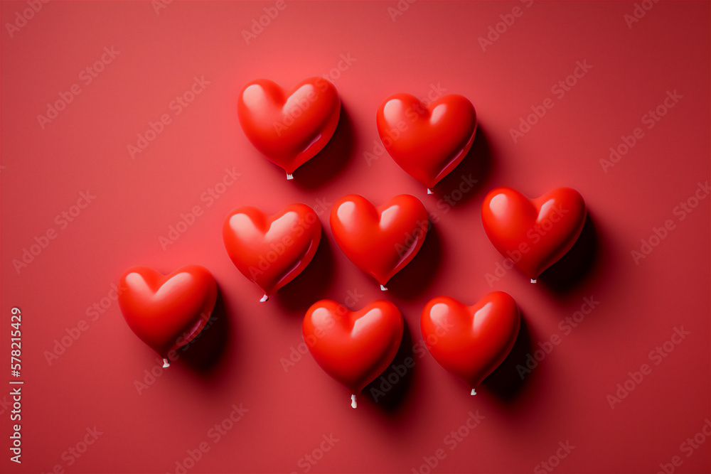 Vibrant Heart Illustration for Valentine's Day