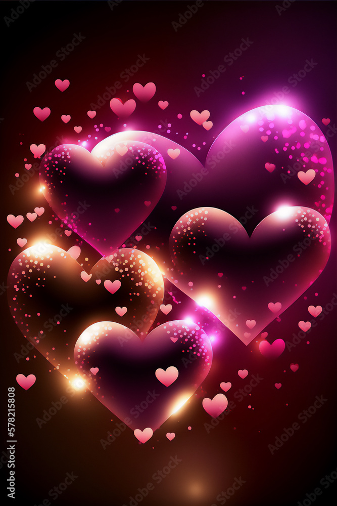 Vibrant Heart Illustration for Valentine's Day Vibrant Heart Illustration for Valentine's Day