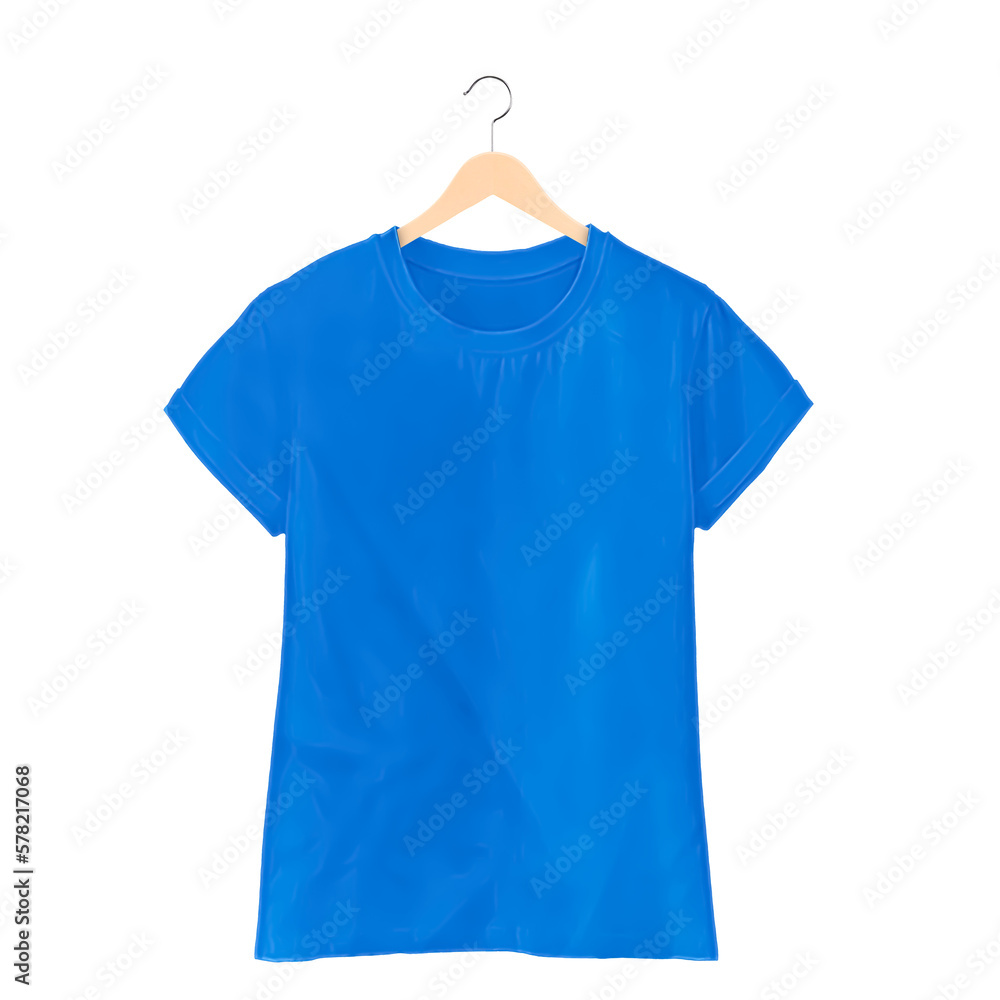 blue t shirt