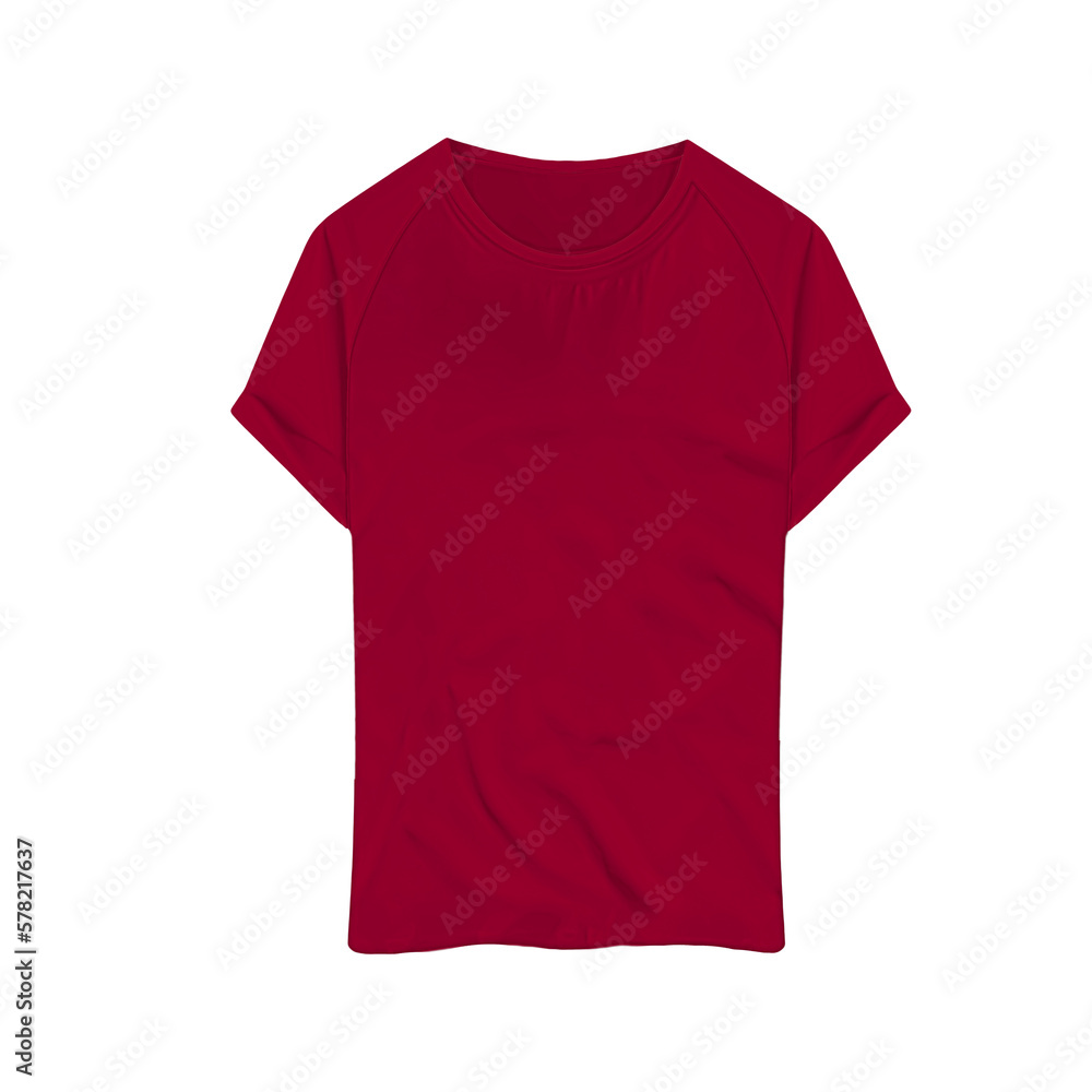 red t shirt isolated red t shirt isolated