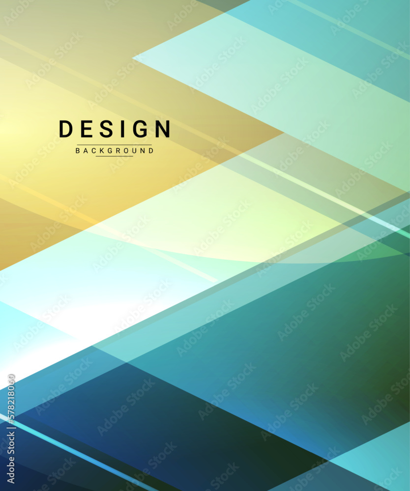 Fototapeta premium Abstract geometric colorful image vector illustration design background