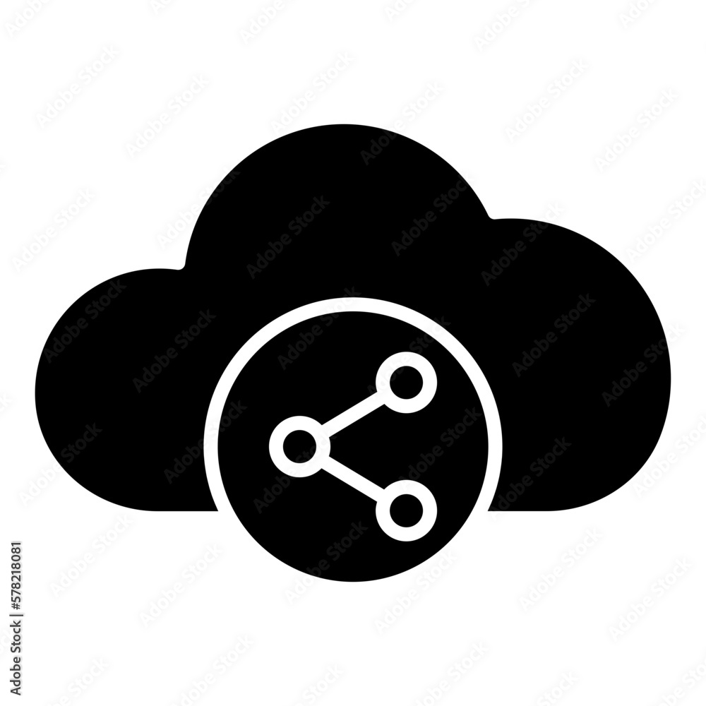 share cloud computing icon share cloud computing icon