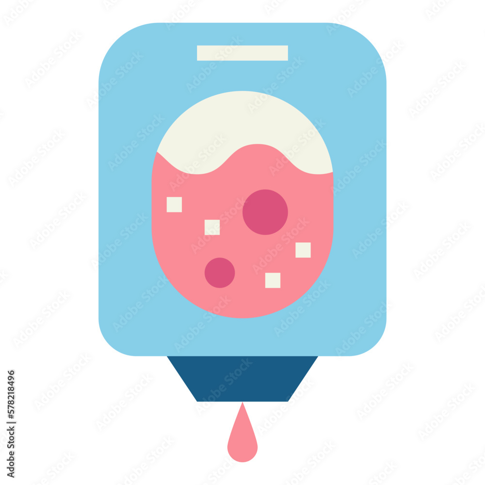 soap dispenser flat icon style soap dispenser flat icon style