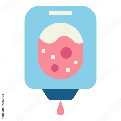 soap dispenser flat icon style