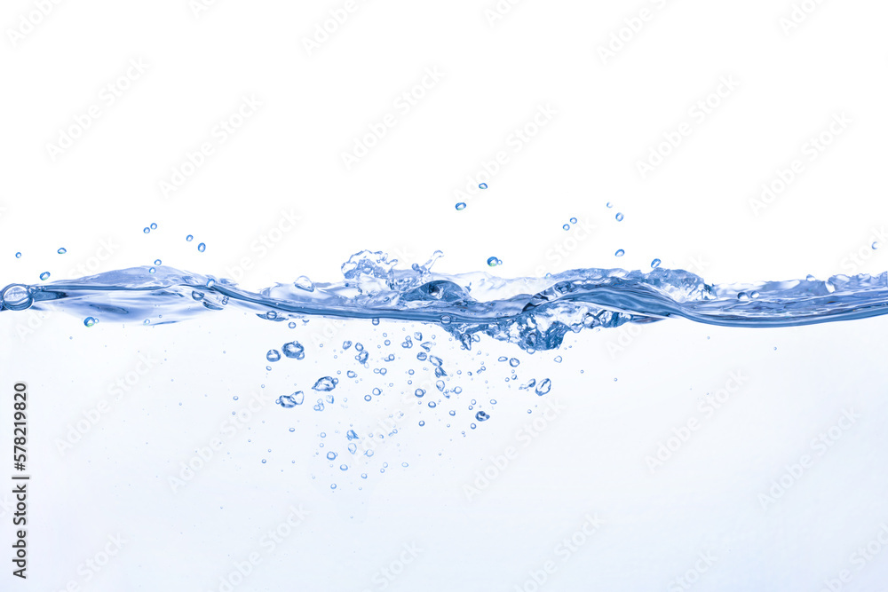 Blue water splash isolated on white background. Blue water splash isolated on white background.