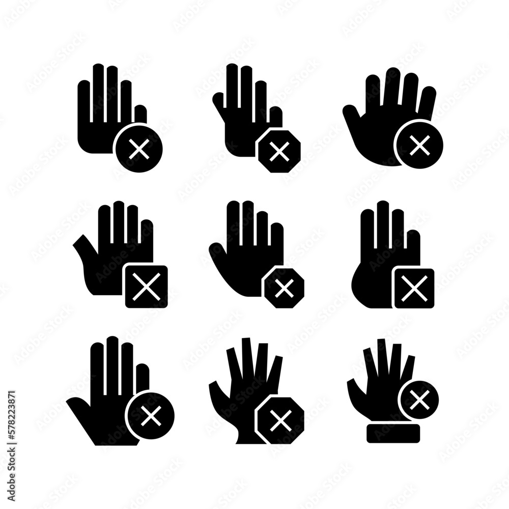 stop icon or logo isolated sign symbol vector illustration - high quality black style vector icons

