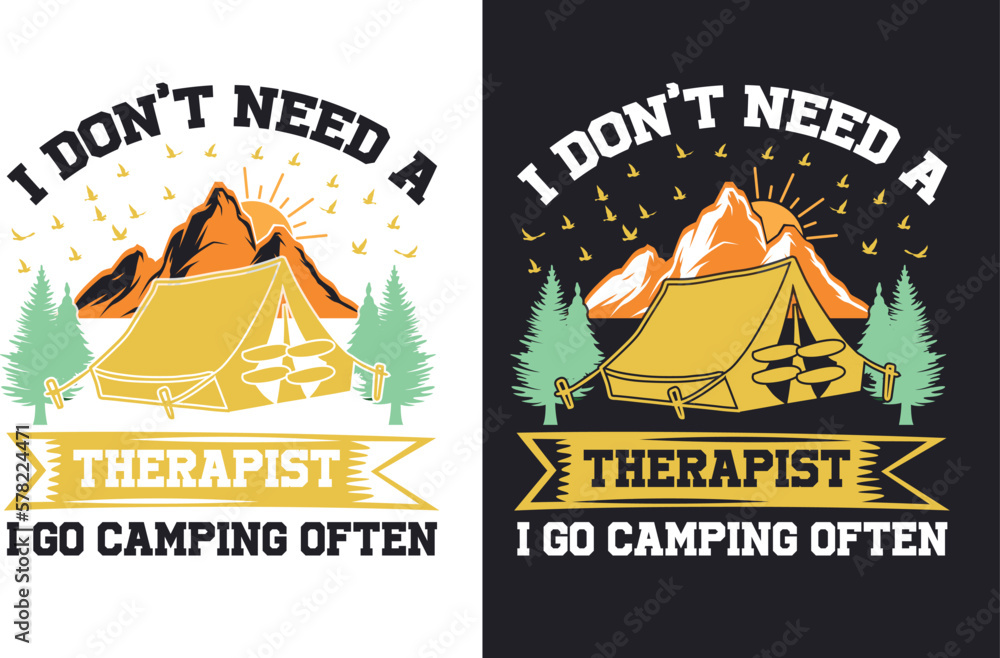 Camping T Shirt Design, Outdoor T-Shirt Design Camping T Shirt Design, Outdoor T-Shirt Design
