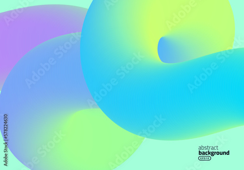 spiral worm shape rainbow  pattern technology science theme modern art background use for advertisment poster website banner landing page product package design vector eps.