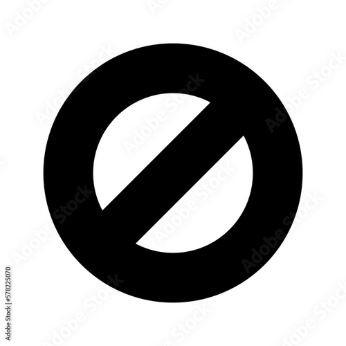 forbidden icon or logo isolated sign symbol vector illustration - high quality black style vector icons 