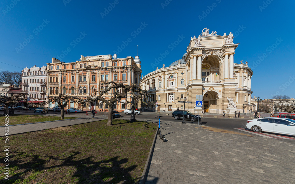 Facade of the Odessa Opera House
