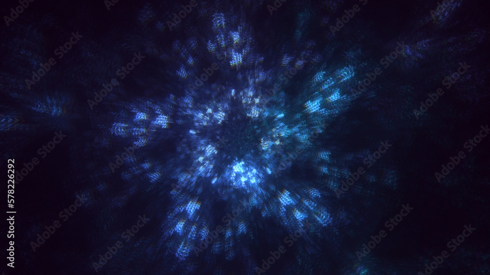 3D rendering abstract colorful fractal light background 3D rendering abstract colorful fractal light background