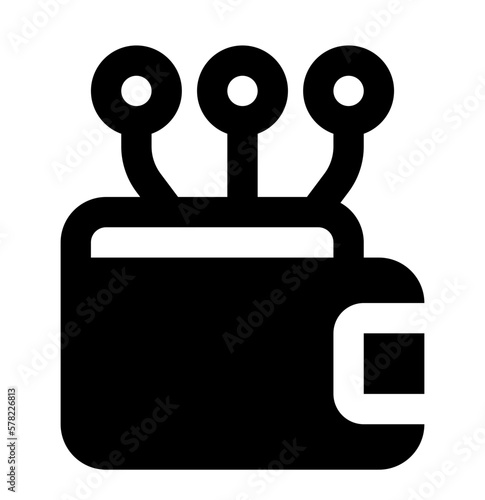 ewallet glyph icon
