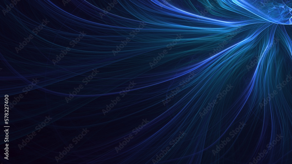 Fototapeta premium 3D rendering abstract multicolor fractal light background