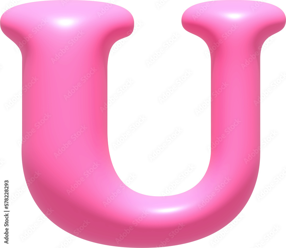 Alphabet illustration typeface letter UA. Typography decorate design ...