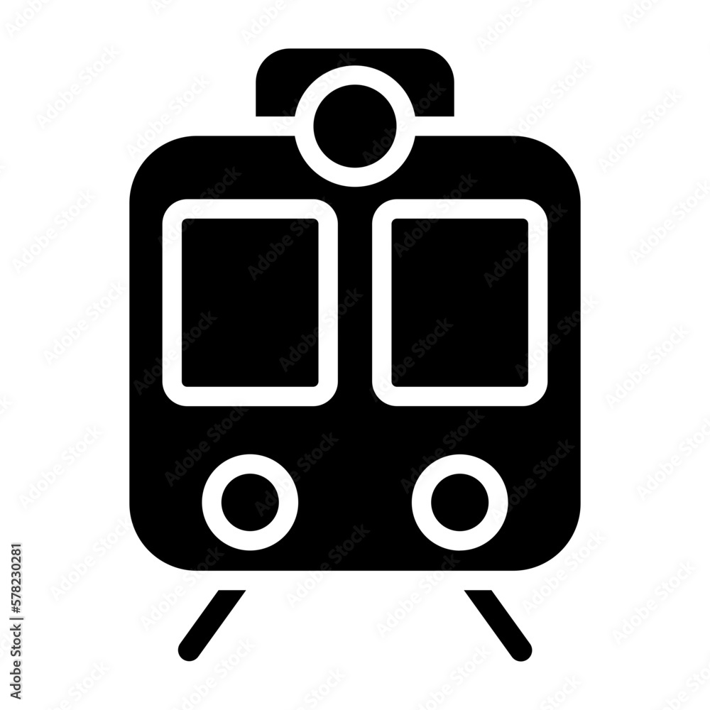 Vector Design Train Icon Style Vector Design Train Icon Style