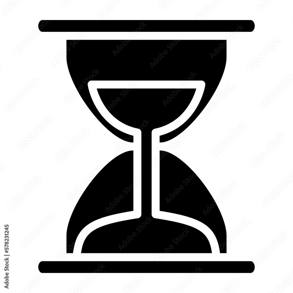 Vector Design Hourglass Icon Style Vector Design Hourglass Icon Style