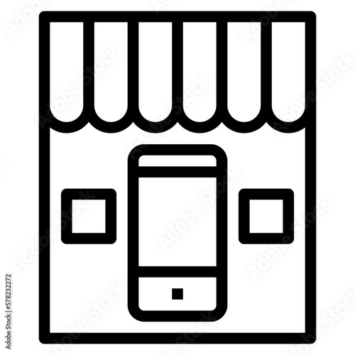 phone shop icon style