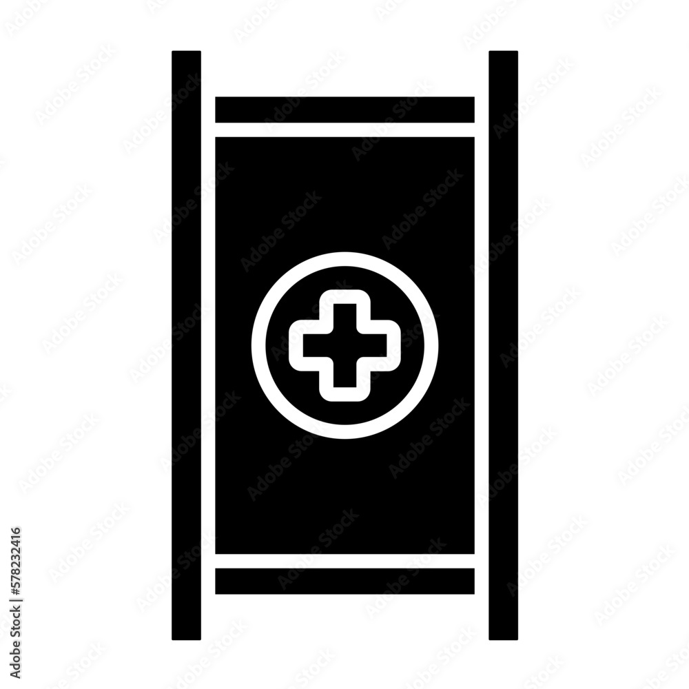Obraz premium Stretcher Icon Style