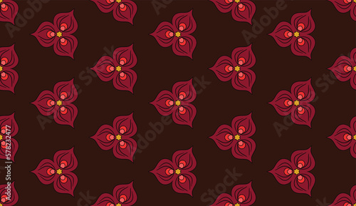 Geometric ethnic pattern seamless flower color oriental.
seamless pattern.Design for fabric,curtain,black background, carpet, shawl,clothing,wrapping, Batik,fabric,handkerchief,Vector illustration.
